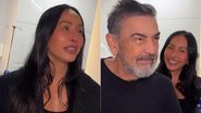 Sabrina Sato mostrou o pai, Omar, recebendo alta médica