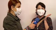 Samara Felippo, em entrevista para o TV Fama, critica o termo "pãe" - Foto: Reprodução / RedeTV!