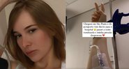 Influenciadora surgiu em um hospital, onde recebia medicação - Reprodução / Instagram