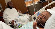Scarface posou para registro com o filho após passarem por um transplante - Reprodução/Instagram/@jprincerespect