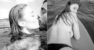 Pedro Scooby trocou beijos e mostrou Cintia Dicker de topless no mar - Foto: Reprodução/ Instagram