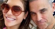 Foto: Reprodução / Instagram - Robbie Williams e  Ayda Field