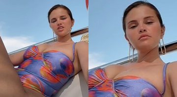 Selena Gomez compartilha vídeo no TikTok enquanto faz passeio de barco - Foto: Reprodução / Instagram