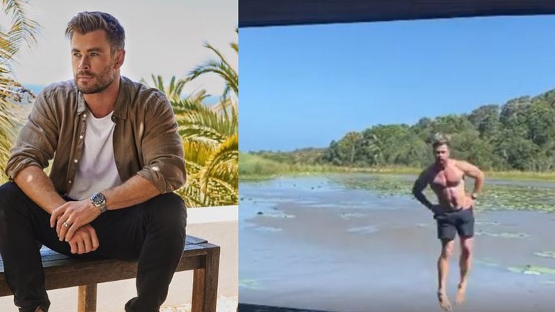 Chris Hemsworth está aproveitando um tempo com a sua família na Austrália - Reprodução/Instagram