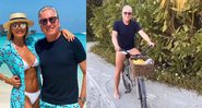 Ana Paula e Roberto Justus estão hospedados no resort Cheval Blanc Rhandeli - Reprodução/Instagram