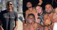 O goleiro viajou para Angra dos Reis com um grupo de amigos, onde está de folga - Reprodução/Instagram