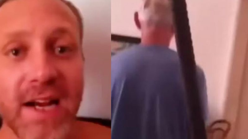 Ator ainda ameaçou de bater no pai com um bastão - Foto: Reprodução / Instagram