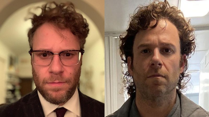 Antes e depois de Seth Rogen - Reprodução/Instagram@sethrogen
