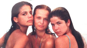 Nivea Stelmann, Fernanda Rodrigues e Samara Felippo em foto antiga - Foto: Reprodução / Instagram@sfelippo