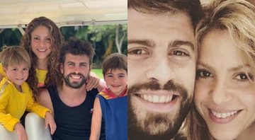 Shakira, Piqué, e os filhos do ex-casal - Foto: Reprodução / Instagram