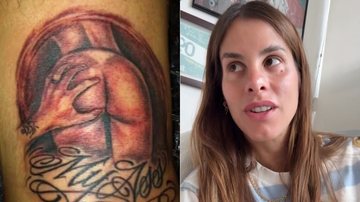 Shantal Verdelho falou sobre as tatuagens do marido, Mateus Verdelho