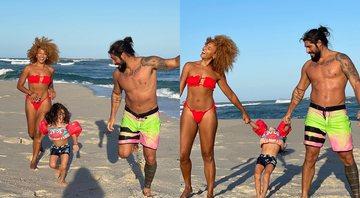 Sheron Menezzes curte praia ao lado do marido e filho - Foto: Reprodução / Instagram @sheronmenezzes