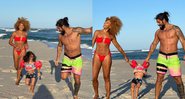 Sheron Menezzes curte praia ao lado do marido e filho - Foto: Reprodução / Instagram @sheronmenezzes
