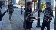 Cantor cruzou com fã na rua em Vancouver, no Canadá - Foto: Reprodução / TikTok