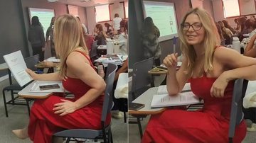 Sheila Mello voltou para a faculdade de psicologia