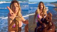 Sheila Mello comemorou a chegada dos 48 anos de biquíni