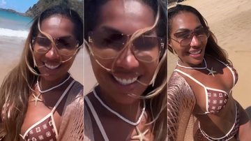 Silvana Oliveira exibiu boa forma de biquíni e recebeu elogios - Foto: Reprodução/ Instagram@silvanassoliveira