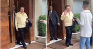 Silvio Santos nega foto com fã na saída do Jassa - Foto: Reprodução / Instagram