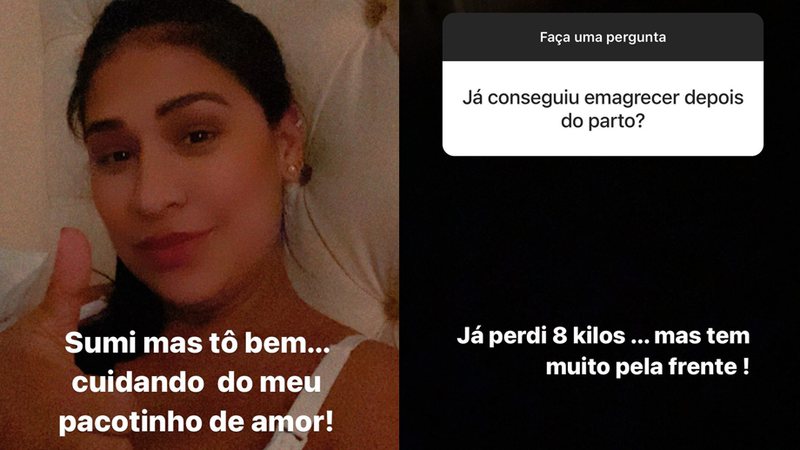 Simone responde perguntas de internautas sobre seu pós-parto - Reprodução/Instagram@simoneses