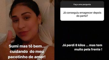 Simone responde perguntas de internautas sobre seu pós-parto - Reprodução/Instagram@simoneses