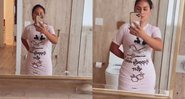 Simone ajusta pijama para mostrar nova silhueta após perder peso - Foto: Reprodução / Instagram
