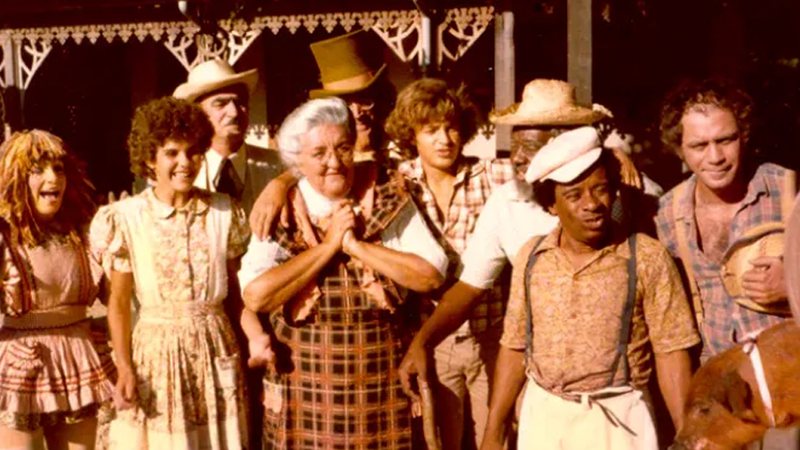 Elenco da primeira versão de Sítio do Picapau Amarelo, nos anos 70 - Reprodução/Globo