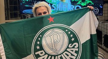 Ana Maria Braga celebra novo título do Palmeiras, conquistado ontem (02/11) - Foto: Reprodução / Instagram