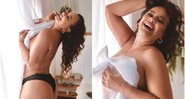 Solange Couto posa com lingerie preta para novas fotos na web - Foto: Reprodução / Instagram