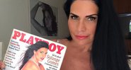 Solange Gomes lembrou ensaio para a revista Playboy na década de 90 - Foto: Reprodução/ Instagram