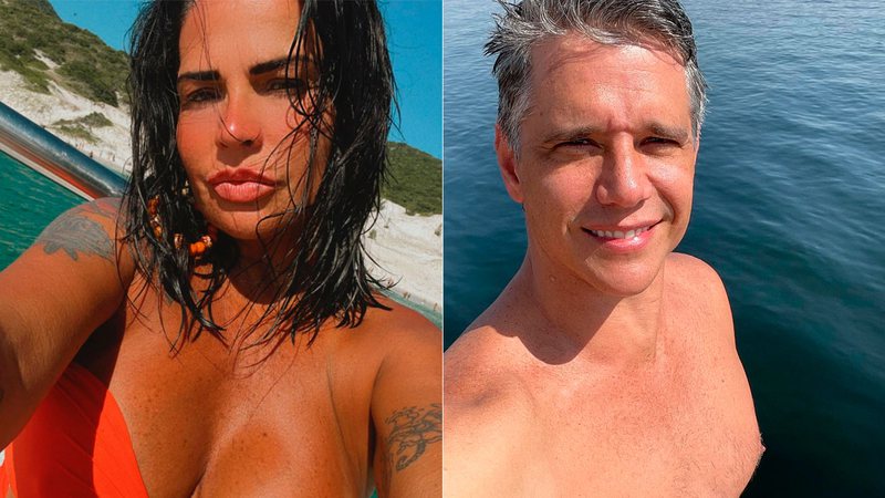 Solange Gomes contou que fez sexo a três com Márcio Garcia e o irmão do apresentador - Foto: Reprodução/ Instagram@gomessolange e @oficialmarciogarcia