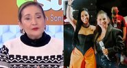 Sônia Abrão e a dupla Simone e Simaria - Foto: Reprodução / Rede TV! / Instagram