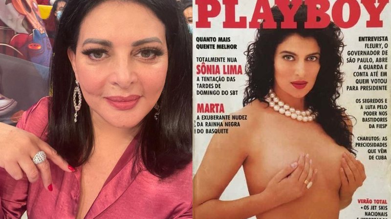 Ex-modelo estampou duas capas para a Playboy, que foram sucesso em vendas - Reprodução / Instagram @sonialima