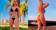 Sônia Maria exibiu as curvas de biquíni e recebeu elogios - Foto: Reprodução/ Instagram@soniamarialive