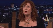 Susan Sarandon comentou sobre bissexualidade em entrevista a Jimmy Fallon - Foto: Reprodução / YouTube