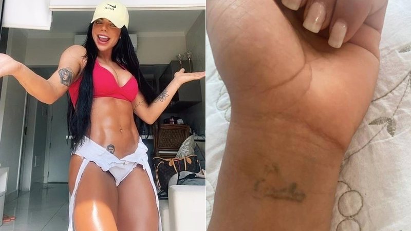 Suzy Cortez está removendo tatuagens que fez para seus ex-namorados - Foto: Reprodução/ Instagram