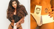 Modelo possui outras tatuagens em homenagem a Messi - Foto / Reprodução