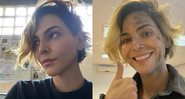 Tainá Müller, de 40 anos, caracterizada de Verônica para a série da Netflix
