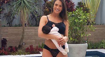 Talita Rocca posou com a filha, Isabela, após se recuperar da covid-19 - Foto: Reprodução/ Instagram
