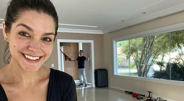 Thais Fersoza na casa nova ao lado do marido, Michel Teló - Reprodução/Instagram