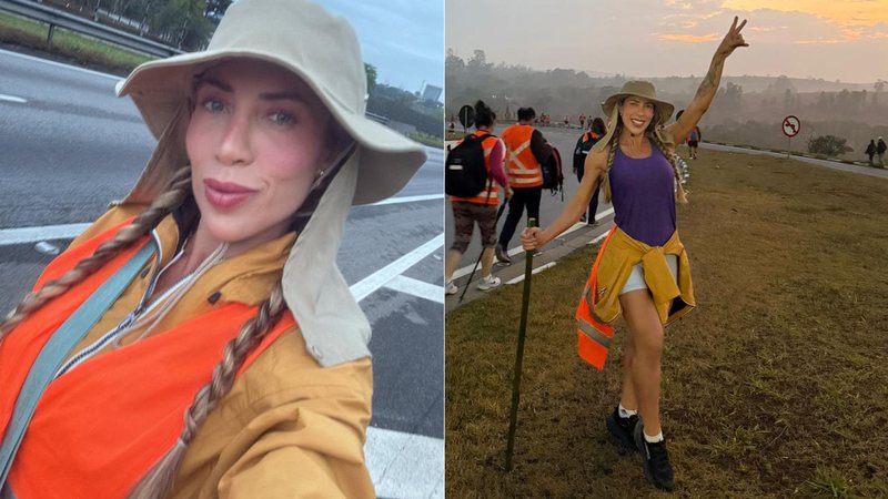 Tati Minerato caminhou por 201 km até a Basílica Nacional de Aparecida