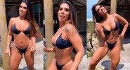 Taty Sindel mostrou coreografia de biquíni e recebeu elogios - Foto: Reprodução/ Instagram@tatysindelreal