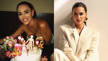 Telma Fonseca Ribeiro (à esquerda) impressionou por jovialidade e semelhança com Bruna Biancardi