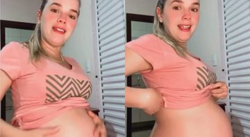 Thaeme está grávida de 8 meses - Foto: Reprodução / Instagram @thaeme
