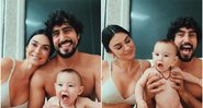 Thaila Ayala se diverte com o marido, Renato Góes, e o primeiro filho do casal - Foto: Reprodução / Instagram