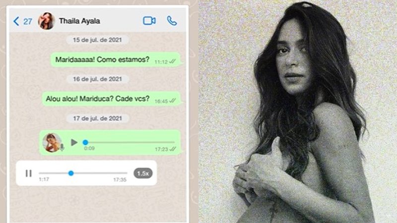 Thaila Ayala relata depressão durante gestação através de perfil no Instagram - Foto: Reprodução / Instagram