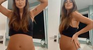 Atriz mostrou corpo pouco mais de uma semana após o parto de Francisco - Reprodução / Instagram @thailaayala
