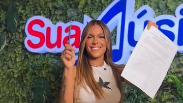 Imagem Tays Reis inicia nova fase com gravação de audiovisual no Sua Música