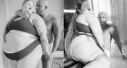 Thais Carla e o marido posaram de roupa íntima - Foto: Reprodução/ Instagram@thaiscarla