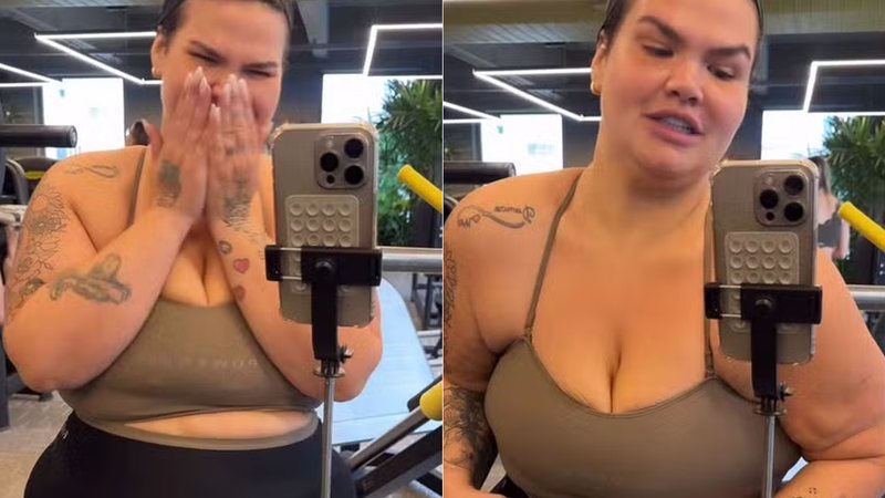 Thais Carla festejou aparecimento de saboneteira após perder 70 kg