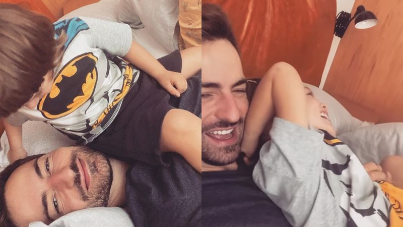 Thales Bretas compartilha momento de carinho com os herdeiros - Foto: Reprodução / Instagram